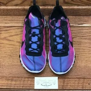 Nike Shoes Nike React Element 55 Prm Su9 Black Laser Fuchsia